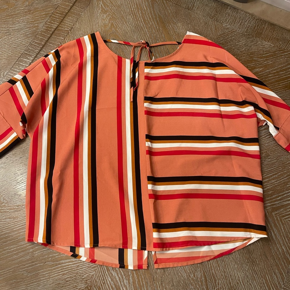 Express Multicolor Striped Blouse